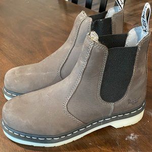 Dr. Martens steel toe Chelsea boots